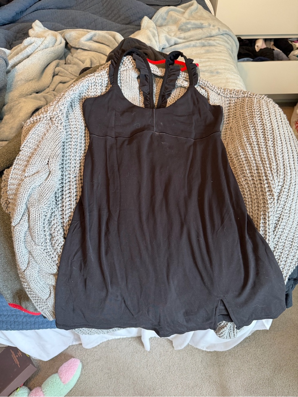 Black Women's Sleeveless A-Line Dress